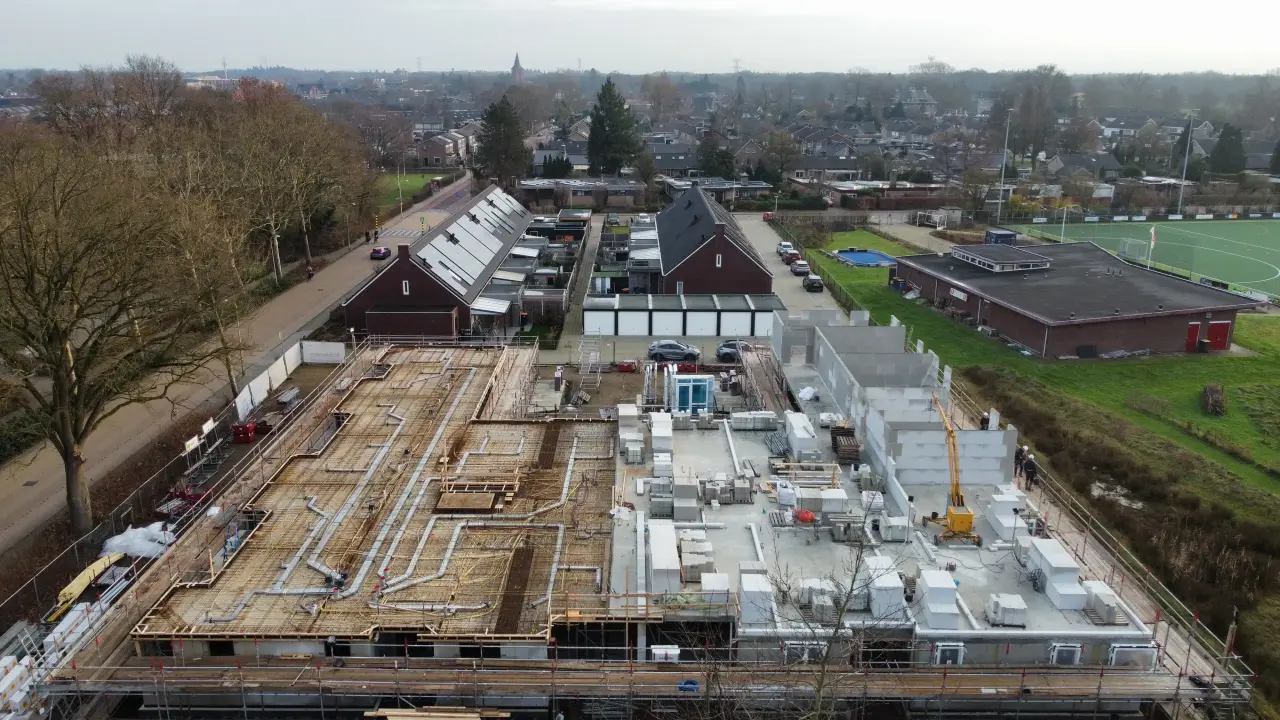 Project Linnenwever Goor vanuit de lucht